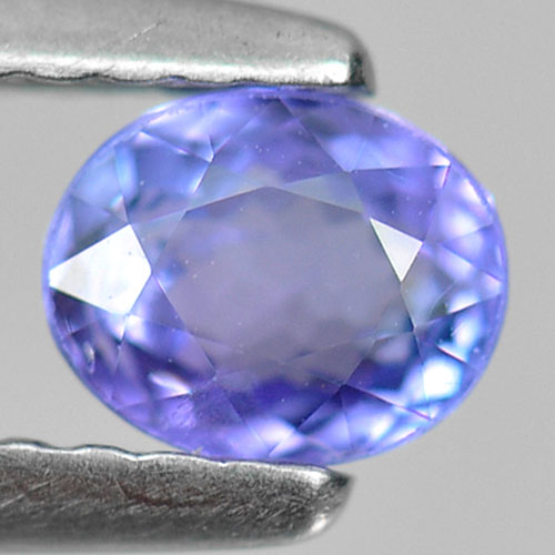 Tanzanite Violetish Blue 0.56 Ct. Oval Shape 5.2 x 4.2 Mm. Natural Gemstone