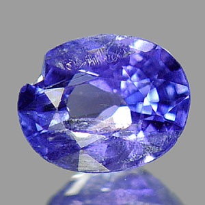 0.54 Ct. Oval Shape Natural Violetish Blue Tanzanite