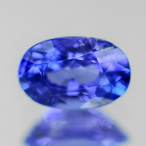 0.49 Ct. Oval Shape Natural Violetish Blue Tanzanite