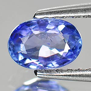 0.50 Ct. Oval Shape Natural Violetish Blue Tanzanite