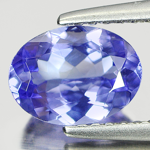 1.17 Ct. Clean Oval Natural Violetish Blue Tanzanite