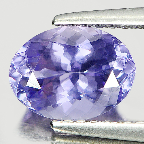 1.33 Ct. Oval Shape Natural Violetish Blue Tanzanite