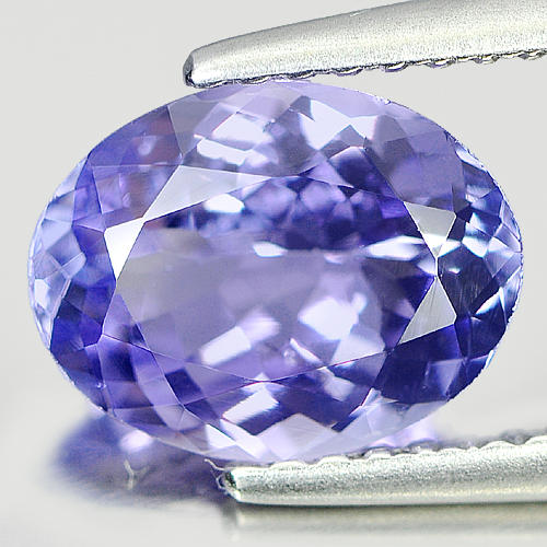 1.75 Ct. Oval Shape Natural Violetish Blue Tanzanite