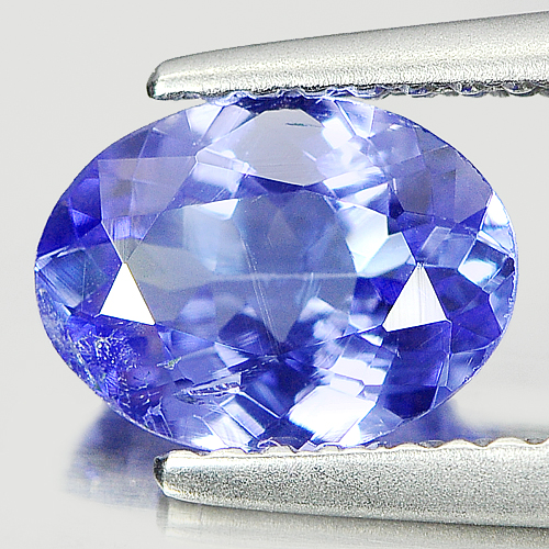 1.07 Ct. Oval Shape Natural Violetish Blue Tanzanite