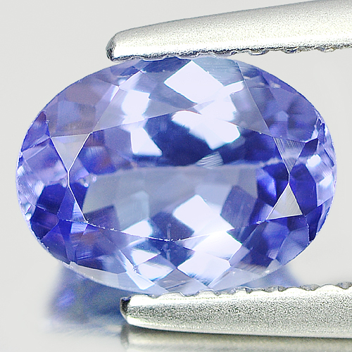 Oval Cut 1.18 Ct. Natural Tanzanite Gemstone Violetish Blue From Tanzania