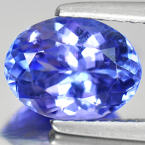Oval Shape 2.02 Ct. Natural Gemstone Violetish Blue Tanzanite Tanzania