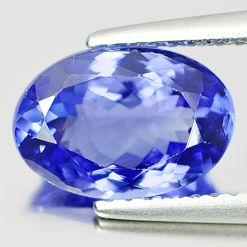 Violetish Blue Tanzanite 2.29 Ct. Oval Shape Natural Gemstone From Tanzania