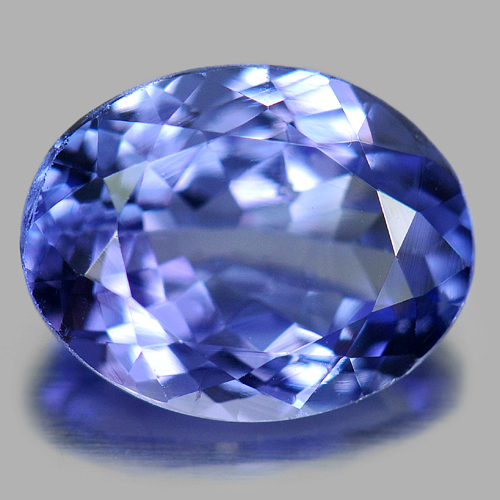 Violetish Blue Tanzanite 2.02 Ct. Oval 9 x 7 Mm. Natural Gemstone From Tanzania