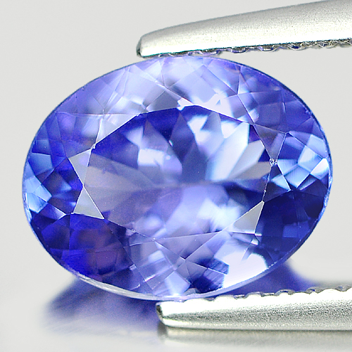 1.63 Ct. Natural Violetish Blue Tanzanite Gemstone Oval Shape