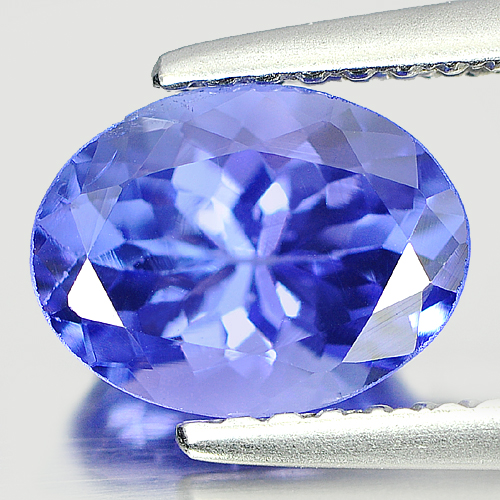 Natural Gemstone 1.43 Ct. Violetish Blue Tanzanite Oval Cut From Tanzania