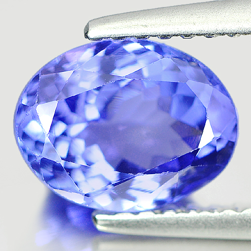 Violetish Blue Tanzanite Oval Shape 1.93 Ct. Natural Gemstone From Tanzania