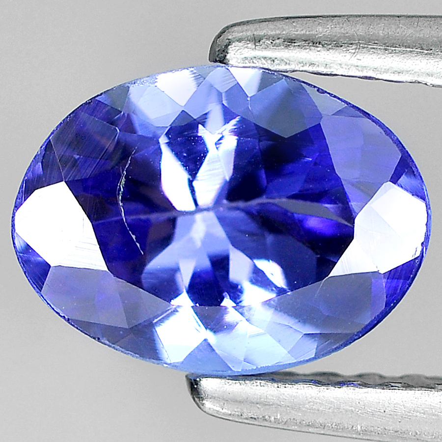 1.01 Ct. Oval Shape Natural Violetish Blue Tanzanite Gemstone From Tanzania