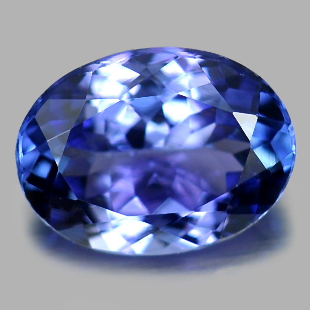1.31 Ct. Natural Violetish Blue Tanzanite Gemstone Oval Shape From Tanzania
