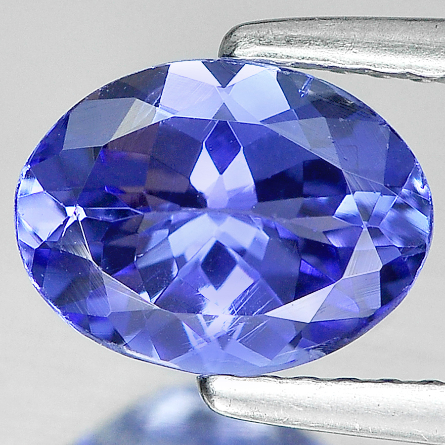 1.54 Ct. Natural Violetish Blue Tanzanite Gemstone Oval Shape From Tanzania