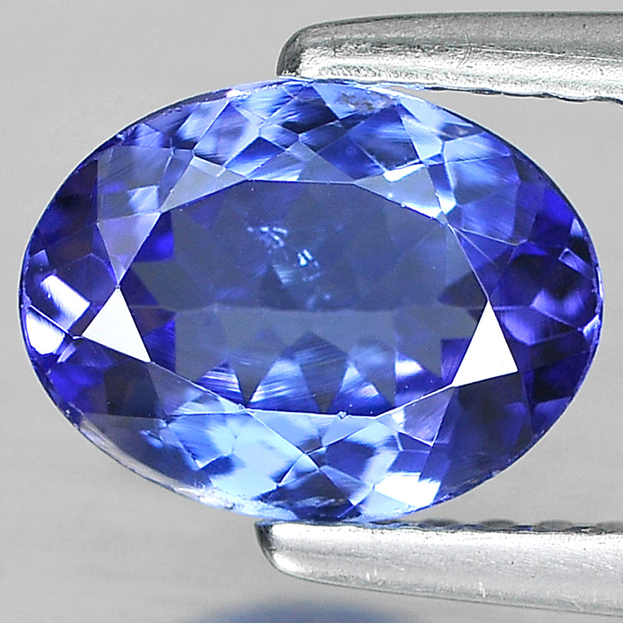 Violetish Blue Tanzanite 1.38 Ct. VVS Oval Shape Natural Gemstone From Tanzania