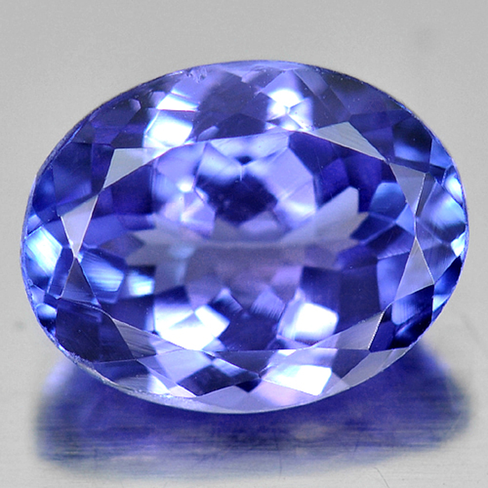 Oval Shape 1.69 Ct. Natural Violetish Blue Tanzanite Gemstone From Tanzania