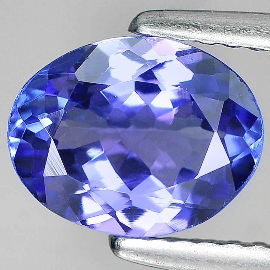Natural Gemstone 1.56 Ct. Violetish Blue Tanzanite Oval Shape From Tanzania