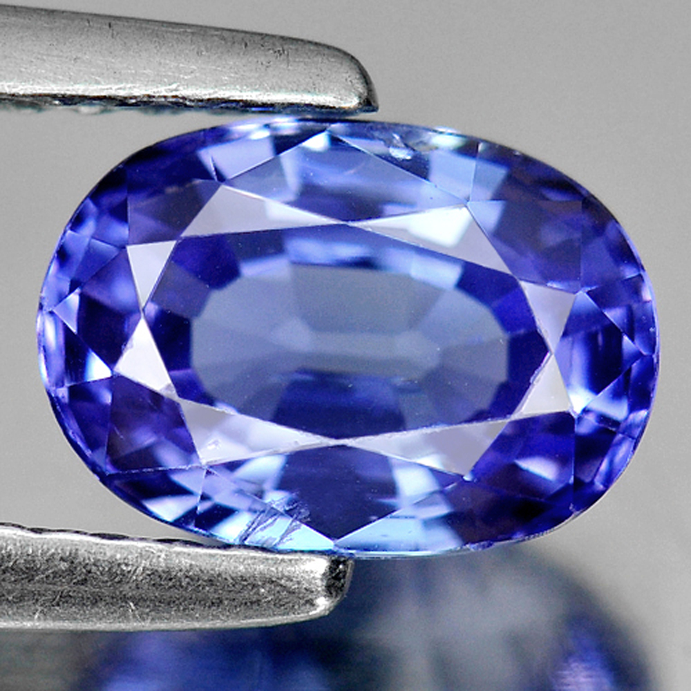 Violet Blue Tanzanite 1.41 Ct. Oval Shape 7.8 x 5.5 Mm. Natural Gem Tanzania