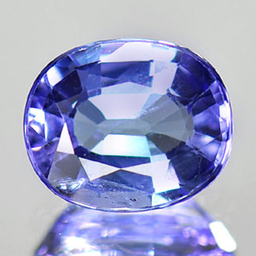 1.28 Ct. Natural Violetish Blue Tanzanite Gemstone Oval Shape