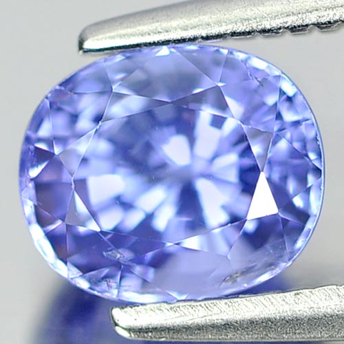 1.17 Ct. Oval Cut Natural Gemstone Violetish Blue Tanzanite