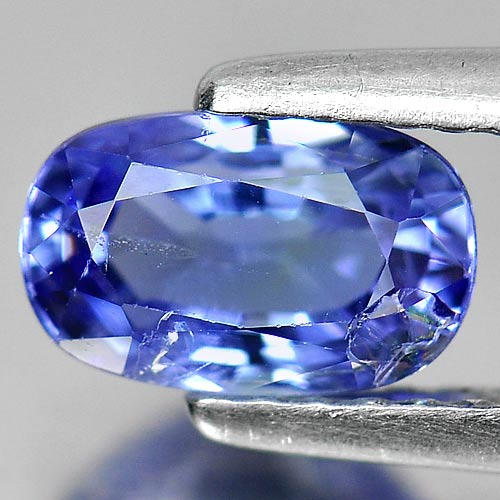 1.34  Ct. Natural Violetish Blue Tanzanite Gemstone Oval Shape