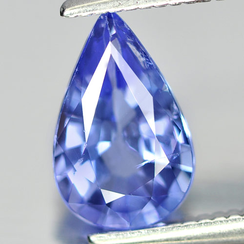 1.17 Ct. Pear Shape Natural Violetish Blue Tanzanite Gemstone