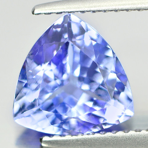 2.51 Ct. Natural Violetish Blue Tanzanite Gemstone Trilliant Shape