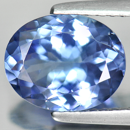 Violetish Blue Tanzanite 2.64 Ct. VVS Oval Shape 10 x 8 Mm. Natural Gemstone