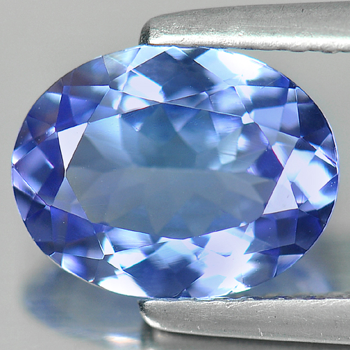 Violetish Blue Tanzanite 1.57 Ct. VVS Oval Shape Natural Gemstone From Tanzania