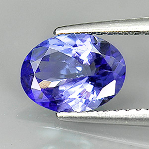 1.22 Ct. Oval Shape Natural Violetish Blue Tanzanite Gemstone