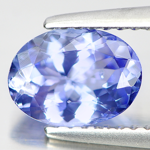 1.18 Ct. Nice Natural Gem Violet Blue Tanzanite Oval Shape