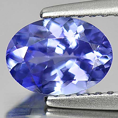 1.04 Ct. Oval Shape Natural Gemstone Violetish Blue Tanzanite