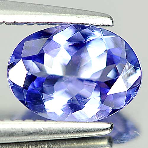 0.88 Ct. Alluring Natural Gem Violetish Blue Tanzanite Oval Shape