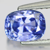 Certified Violetish Blue Tanzanite 1.20 Ct. Cushion 6.53 x 4.92 Mm. Natural Gem