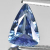 Certified Violetish Blue Tanzanite 1.43Ct. Trilliant 9.58 x 6.88 Mm. Natural Gem