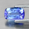 Certified 0.98 Ct. Natural Cushion Violetish Blue Tanzanite Gemstone