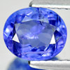 Violetish Blue Tanzanite 1.31 Ct. Oval Shape 7.3 x 6.1 Mm. Natural Gem Tanzania