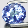Violetish Blue Tanzanite 1.51 Ct. Clean Oval 7.6 x 6.4 x 4.4 Mm Natural Gemstone