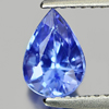 Certified 1.10 Ct. Pear Shape Natural Gem Violetish Blue Tanzanite From Tanzania