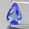 Certified 1.08 Ct. Pear Natural Violetish Blue Tanzanite