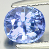 Certified 1.05 Ct. Oval Shape Natural Gem Violetish Blue Tanzanite From Tanzania