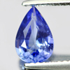 Violetish Blue Tanzanite 1.01 Ct. Pear Shape Natural Gemstone From Tanzania