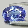 Certified 0.93 Ct. Oval Shape Natural Gem Violetish Blue Tanzanite From Tanzania
