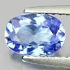 Natural Violetish Blue Tanzanite Gemstones 0.99 Ct. Oval Shape 7.45 x 5.27 Mm.
