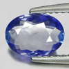 1.04Ct. Oval Shape Natural Gemstone Clean Violetish Blue Tanzanite From Tanzania