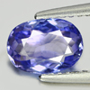 Certified Violetish Blue Tanzanite 0.98 Ct. Oval 7.7 x 5.56 Mm Natural Gem Clean Certified Violetish Blue Tanzanite 0.98 Ct. Oval 7.7 x 5.56 Mm Natural Gem Clean