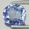 Certified Violetish Blue Tanzanite 1.52 Ct. VVS Oval 7.48 x 6.48 Mm. Natural Gem
