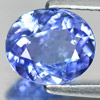 Certified 1.66 Ct. Oval Shape Natural Gem Violetish Blue Tanzanite From Tanzania