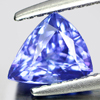 0.99 Ct. Clean Trilliant Natural Violet Blue Tanzanite