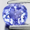 0.94 Ct. Clean Oval  Natural Gem Violet Blue Tanzanite